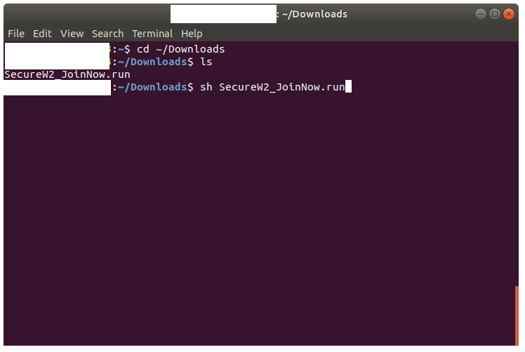 run configuration tool