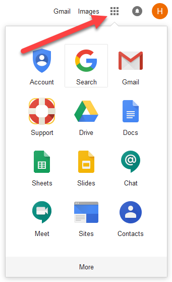 Google App Launcher